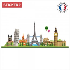 Sticker Monuments Européens
