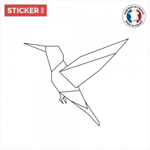 Sticker Origami Oiseau