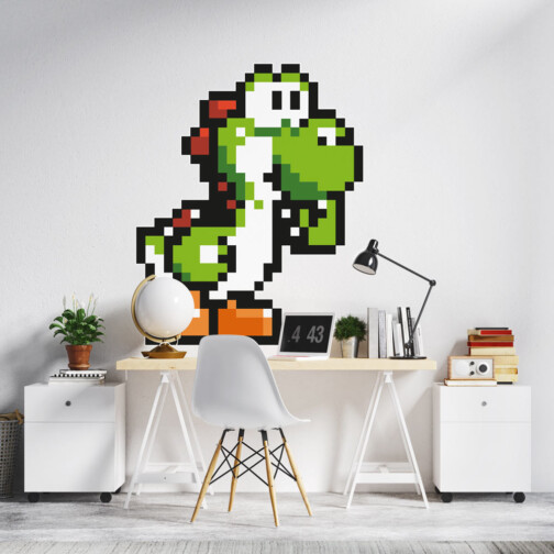 Sticker Pixel Art Yoshi