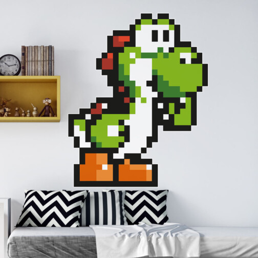 Sticker Pixel Art Yoshi