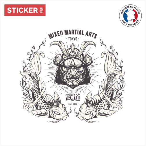 Sticker-Samourai-Martial-Art