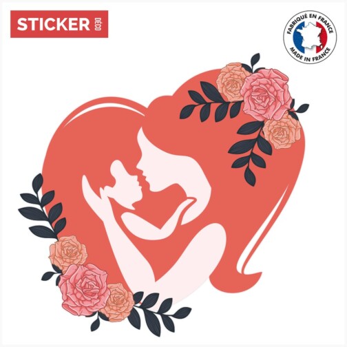 Sticker Love Maman