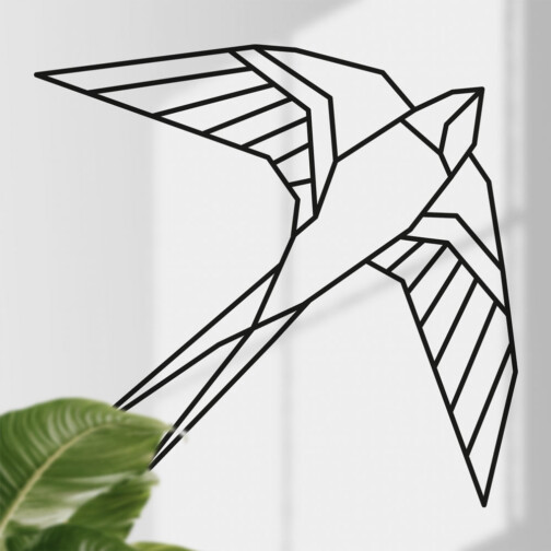 Sticker Oiseau Origami