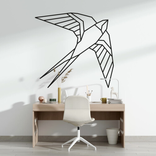 Sticker Oiseau Origami