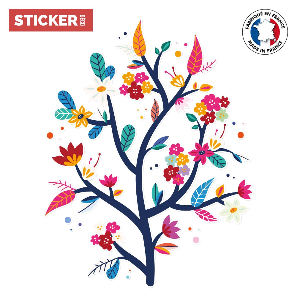 Stickers des fleurs INSPIO en différentes couleurs directement du  fabricant.