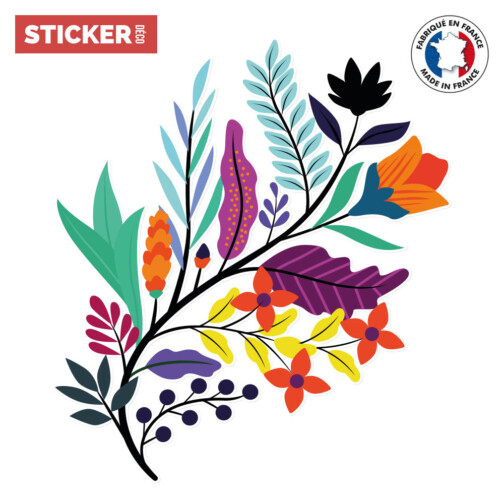 Sticker Composition Florale