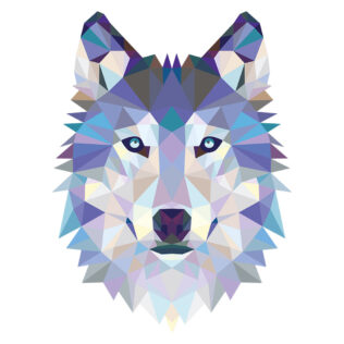 Sticker Loup Origami
