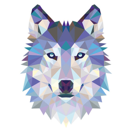 Sticker Loup Origami