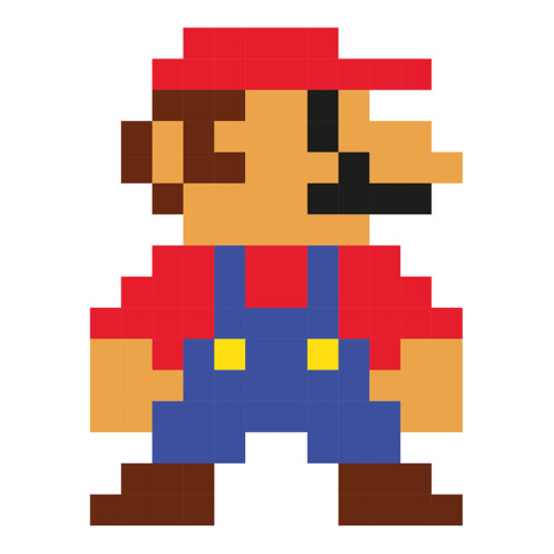 Sticker Mario Pixel Art