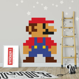 Sticker Mario Pixel Art