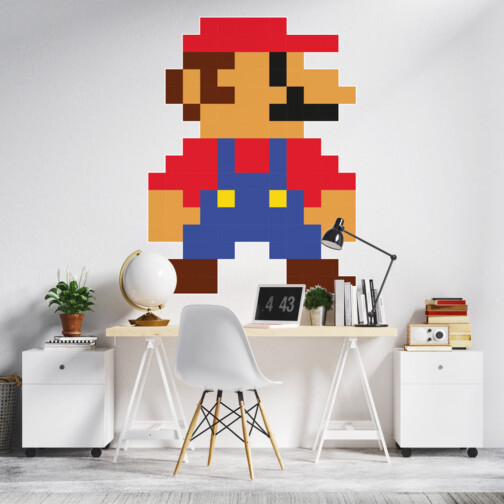 Sticker Mario Pixel Art