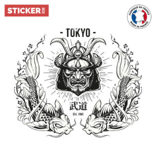 Sticker Samouraï Martial Art