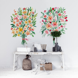 Stickers Compositions Florales