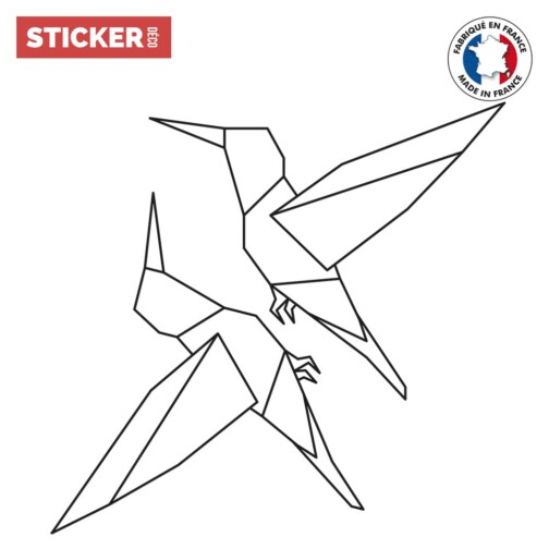 Stickers Origami Oiseaux