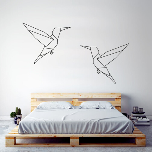 Stickers Origami Oiseaux