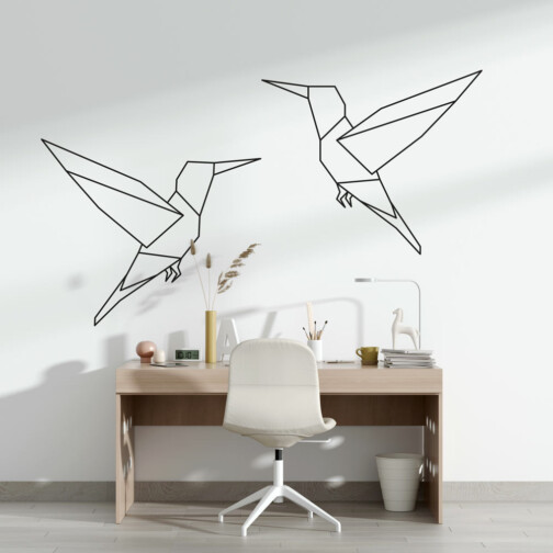 Stickers Origami Oiseaux