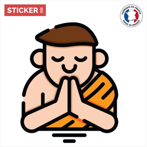Sticker-Homme-Zen