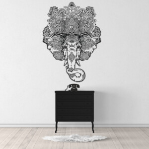 Sticker Elephant Mandala