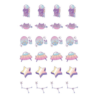 Sticker Alien Kawaii