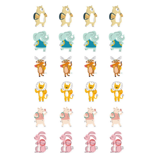 Sticker Animaux Etudiants