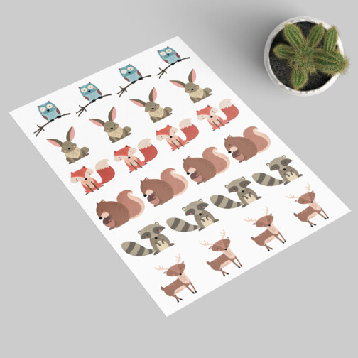 Stickers Animaux Mignons 04