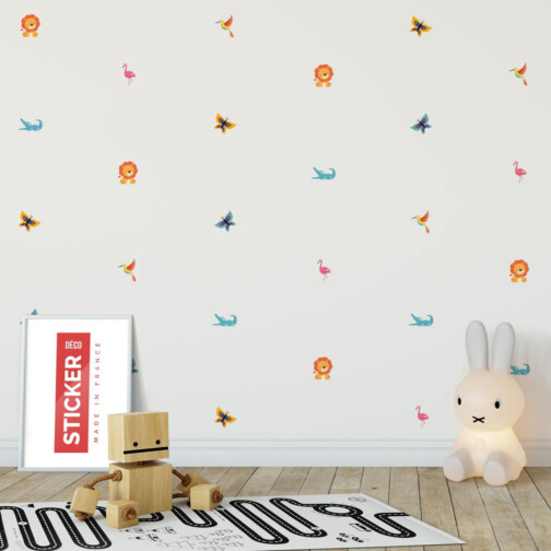 Stickers Animaux Jungle