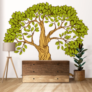 Sticker Arbre Illustration