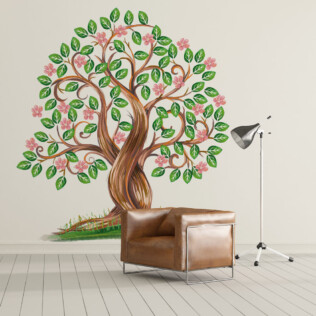 Sticker Arbre Printemps