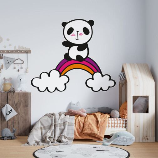 Sticker Arc En Ciel Panda