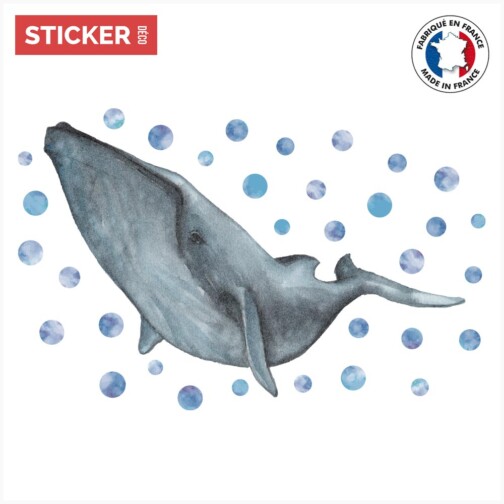 Sticker Baleine 03
