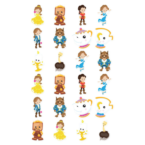 Stickers Belle Et La Bete