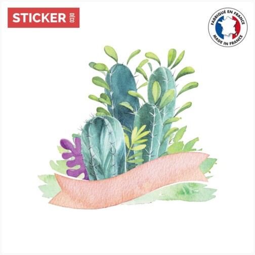 Sticker Bouquet De Cactus