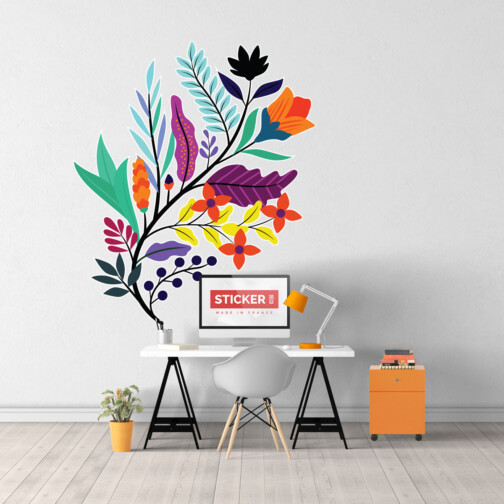 Sticker Branche Florale