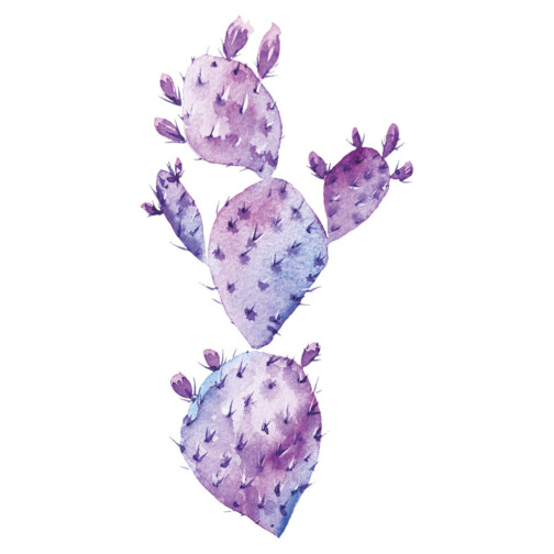 Sticker Cactus Violet