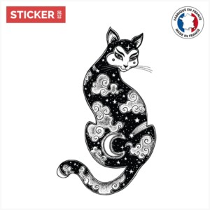 Sticker Chat Mandala Stickers Animaux Autocollants Stickerdeco Fr