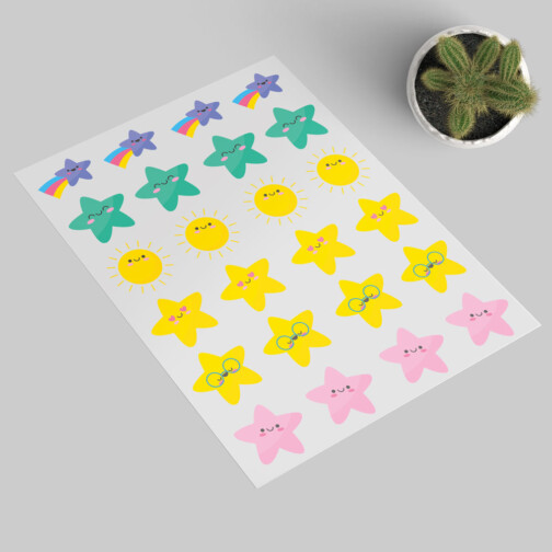 Sticker Cieux Kawaii