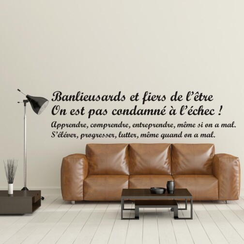 Sticker Citation Banlieusard