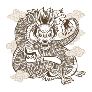 Sticker Dragon Mythique