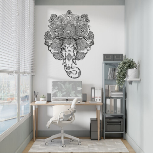 Sticker Elephant Mandala