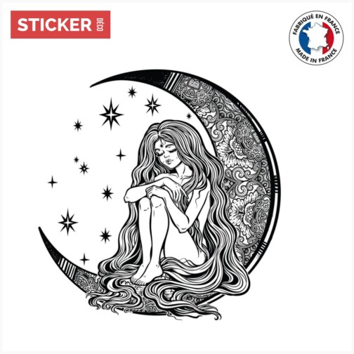 Sticker-FIlle-Lunaire-Mandala