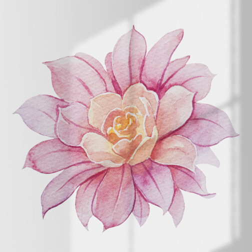 Sticker Fleur Rose