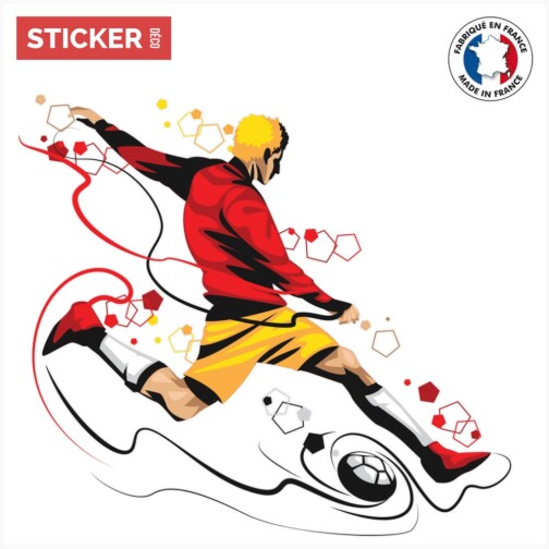 Sticker Footballeur Shoot
