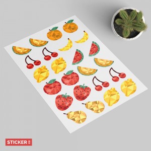 Stickers Fruits Cristallisés