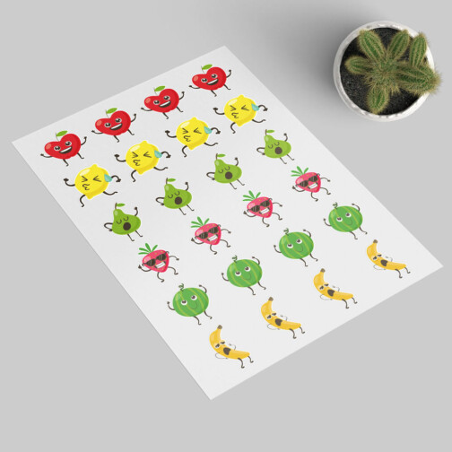 Sticker Fruits Quotidien