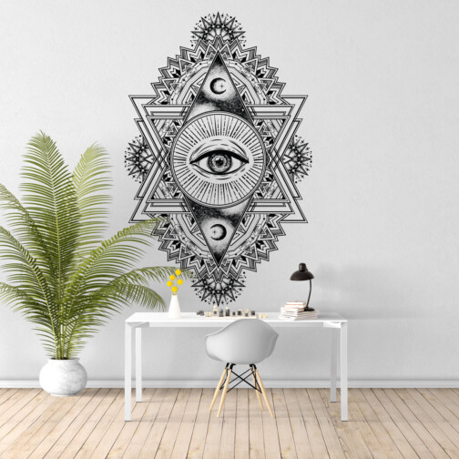 Sticker-Illuminati-Mandala