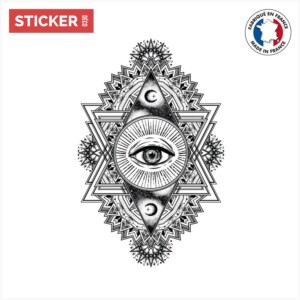 Sticker-Illuminati-Mandala