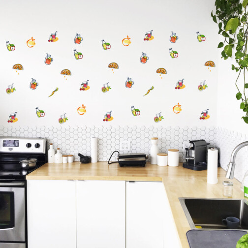 Sticker Jus De Fruits