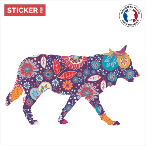 Sticker Loup Floral