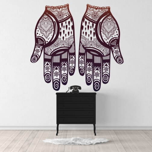 Sticker Mains Mandala
