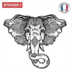 Sticker-Mandala-Elephant